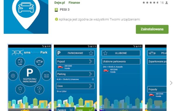 Płatności mobilne za parkowanie